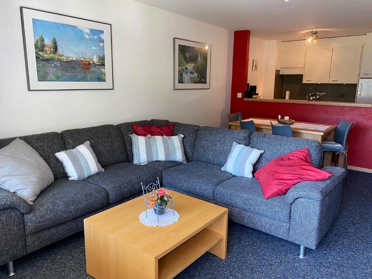 2,5 pces Accueillant comme à la maison Leukerbad Exterior foto