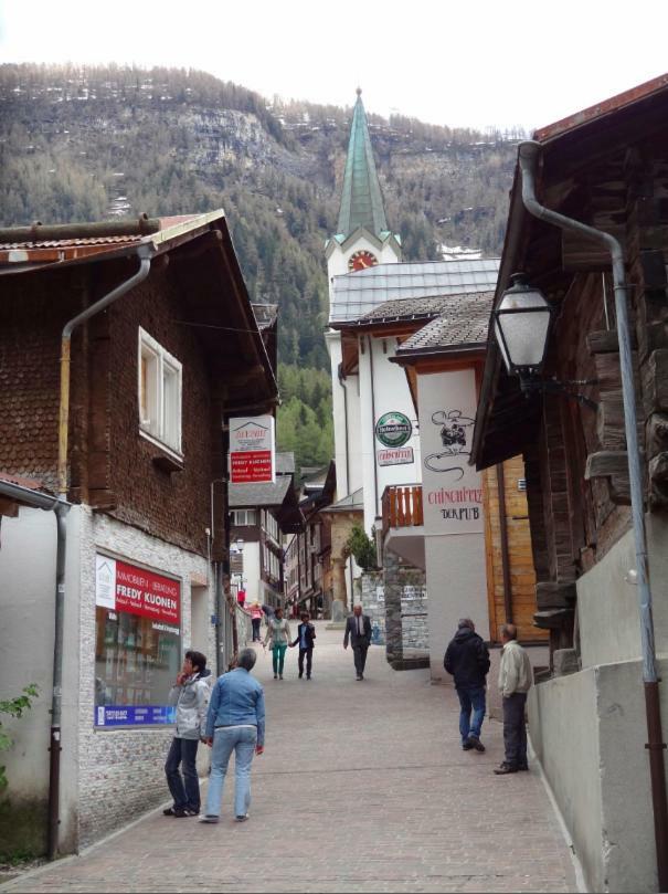 2,5 pces Accueillant comme à la maison Leukerbad Exterior foto