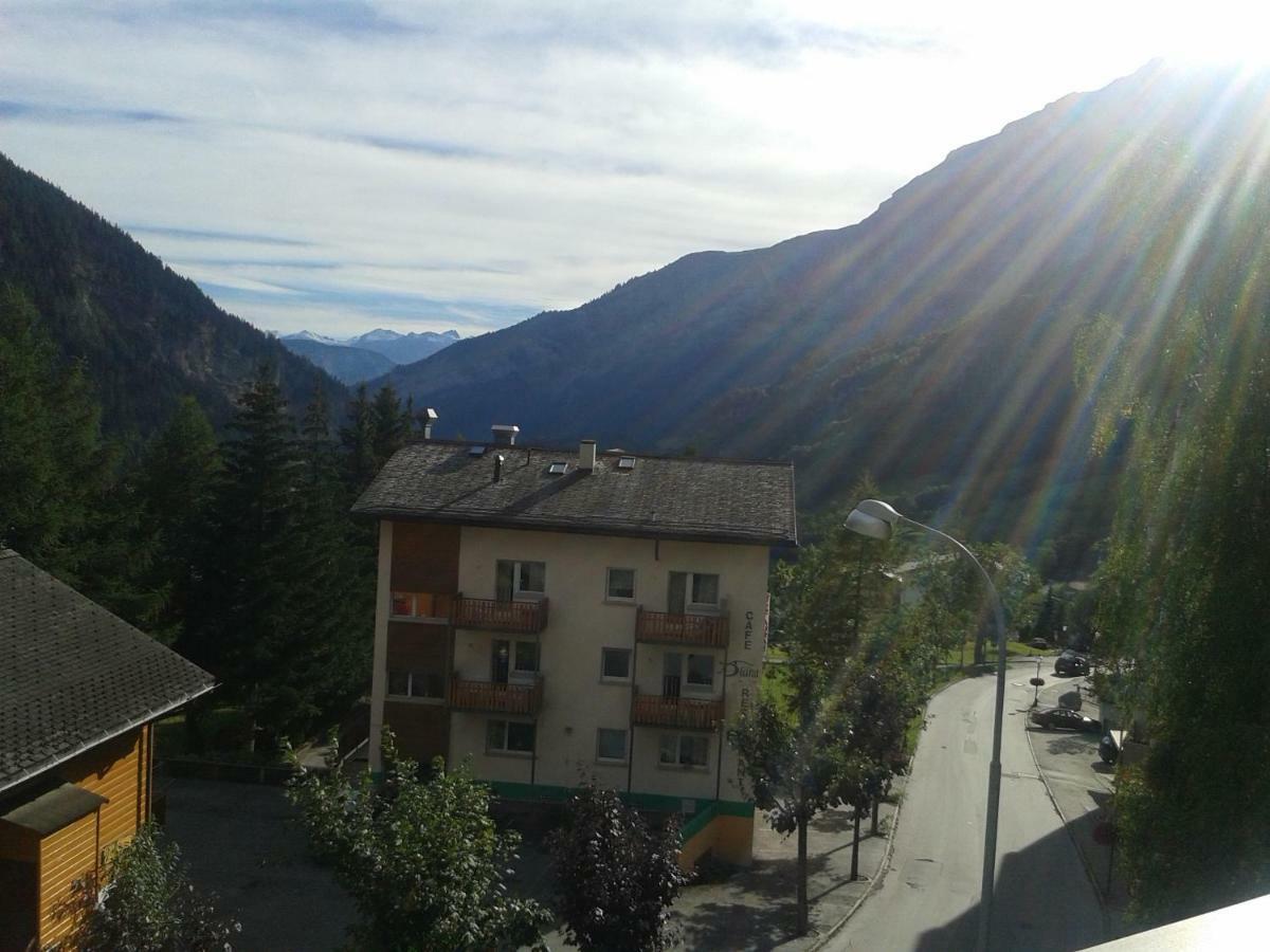 2,5 pces Accueillant comme à la maison Leukerbad Exterior foto